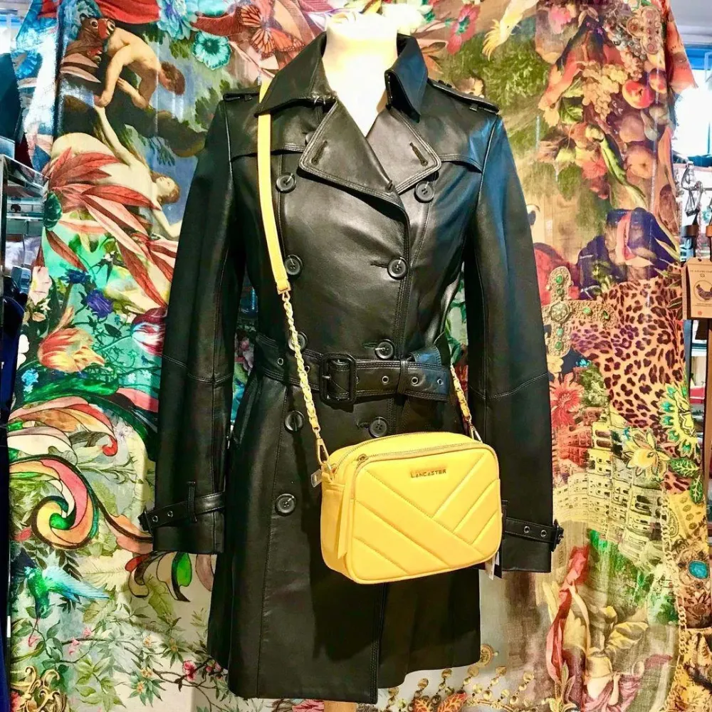 Manteau en cuir